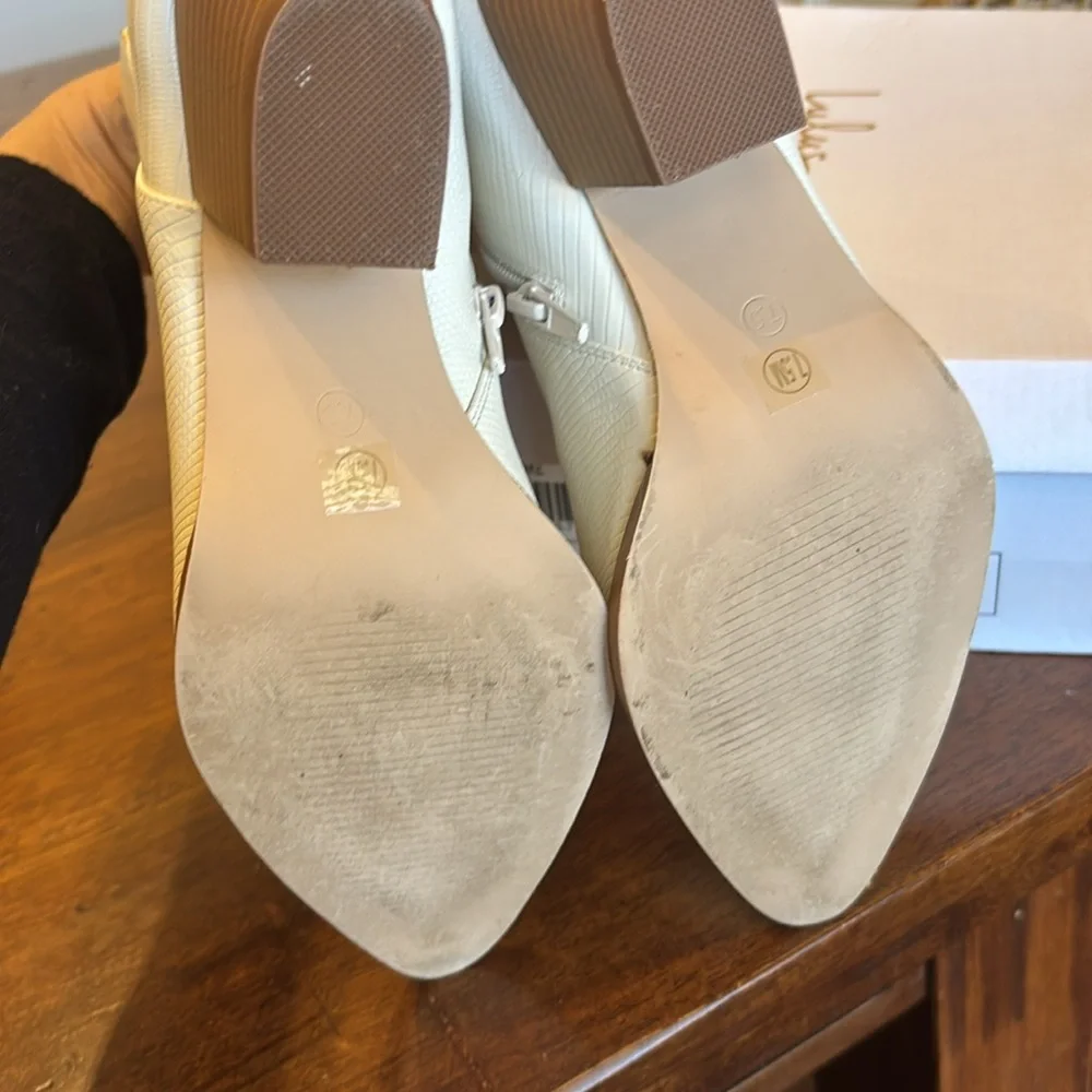 Lulu x Matisse white boots sz 7.5 - Picture 3 of 6